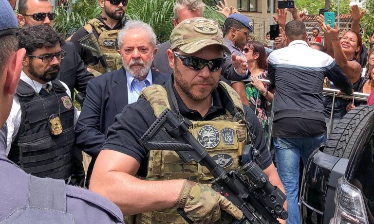 lula sendo preso