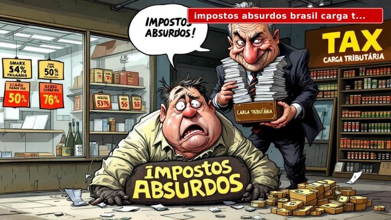 Impostos Absurdos no Brasil: O Peso no Bolso do Cidadão