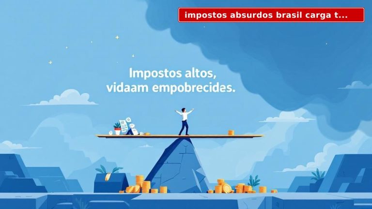 Impostos Absurdos Brasil: Quem Realmente Ganha Com a Espoliação Tributária?