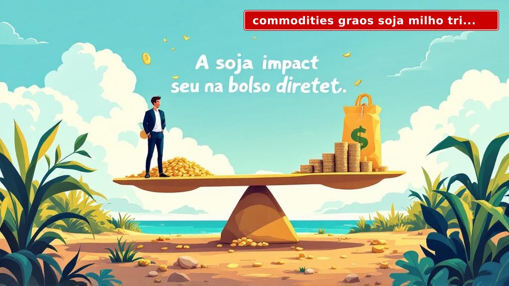Commodities grãos soja: impacto direto no bolso do brasileiro