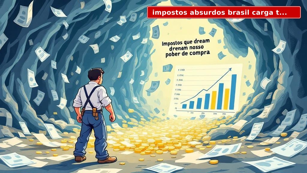 Impostos Absurdos Brasil: A Espoliação Tributária que Envergonha a Nação