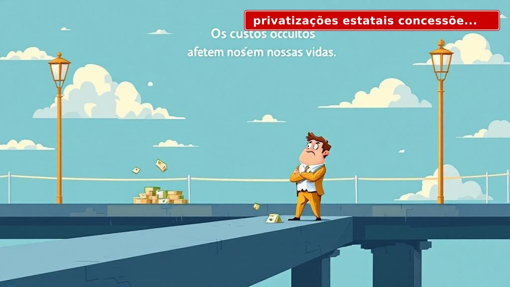 Privatizações Estatais Concessões: Perguntas que Ninguém Faz