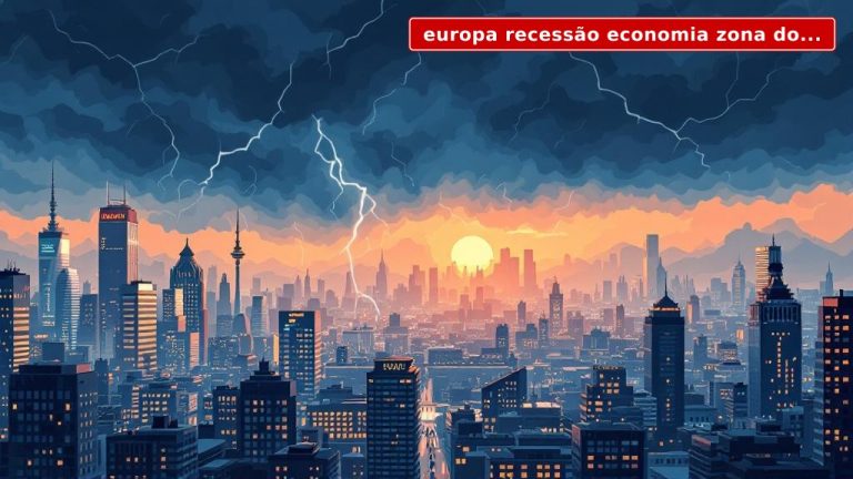 Europa em Risco de Recessão: Impactos Econômicos Graves na Zona do Euro