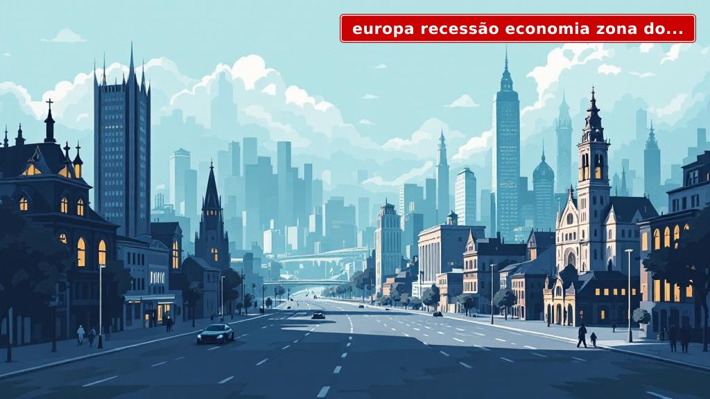 Europa em Recessão: Economia da Zona do Euro Ruma ao Declínio