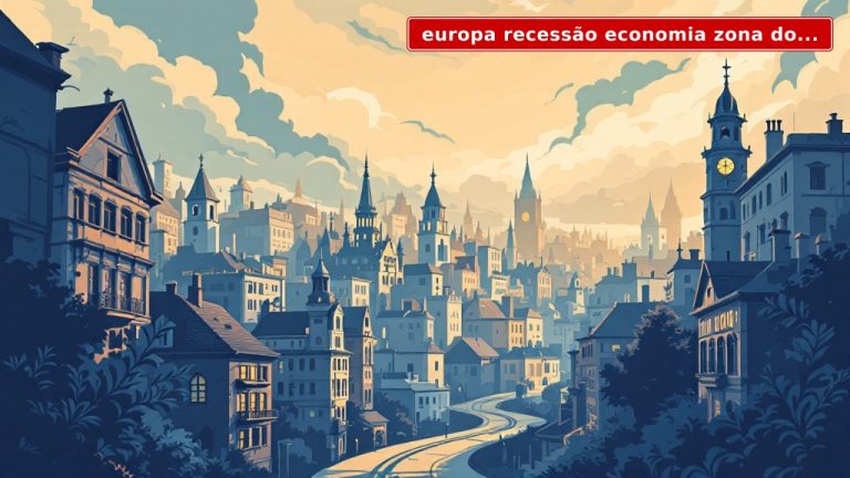 Europa Em Recessão: Economia da Zona do Euro em Crise