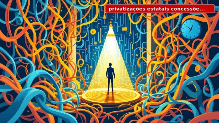 Privatizações Estatais Concessões: O Nó Histórico Que o Brasil Não Desatou