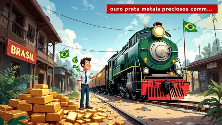 Ouro e Prata: Metais Preciosos Disparam, Mas Quem Fica com o Lucro Enquanto o Brasil Perde?