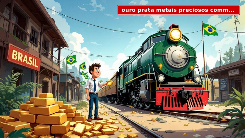 Ouro e Prata: Metais Preciosos Disparam, Mas Quem Fica com o Lucro Enquanto o Brasil Perde?