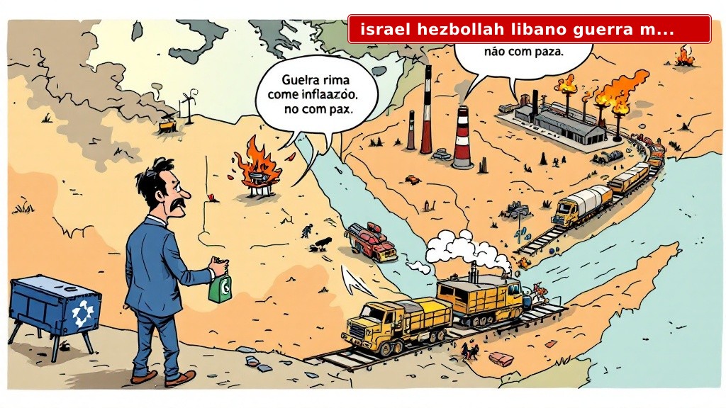 Israel, Hezbollah e Líbano: a guerra que a esquerda global ignora e o Brasil paga o pato