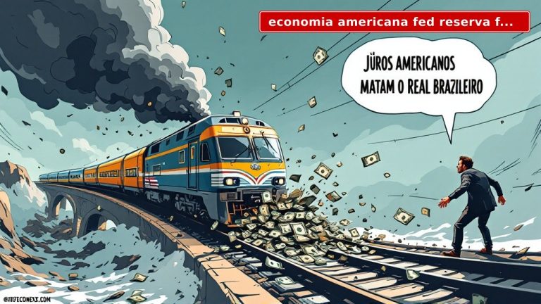 Fed segura juros, esmaga o real e expõe a farra fiscal do Brasil