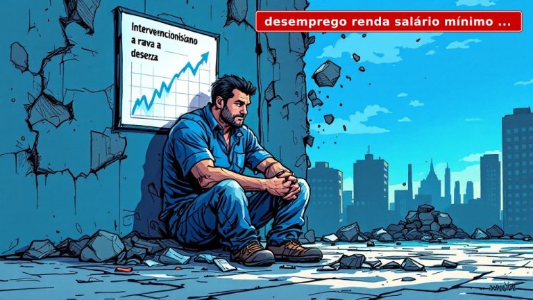 Desemprego, renda e salário no Brasil: um retrato de contrastes que revela o custo do intervencionismo