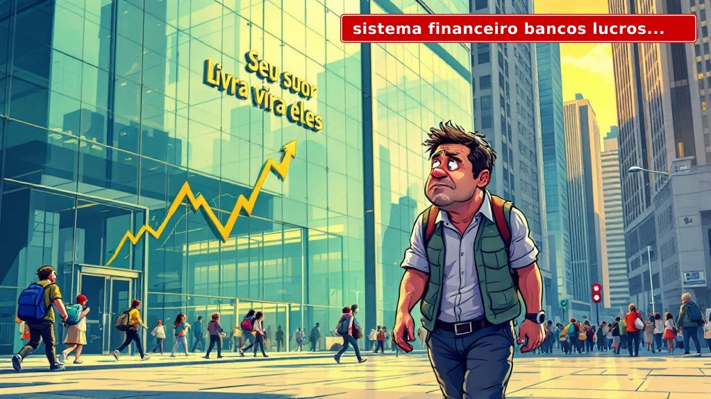 Sistema financeiro bancos: lucros recordes e juros abusivos em um Brasil quebrado pelo Estado