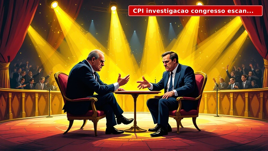 CPI investigacao congresso: O circo dos irmãos siameses que não querem se olhar no espelho