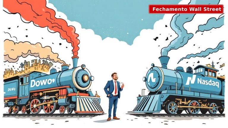 🇺🇸📈 Fechamento Wall Street — 24/06/2026: Dow Jones renova recorde enquanto Nasdaq despenca com setor tech; petróleo abaixo de US$ 80