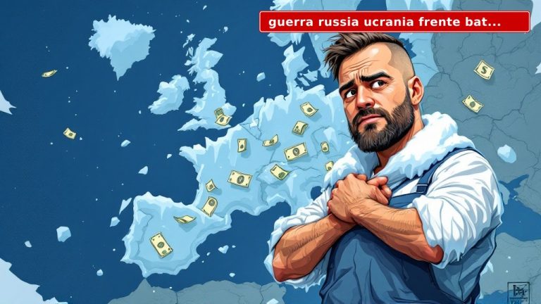A guerra Rússia Ucrânia congela a Europa enquanto o Brasil paga a conta