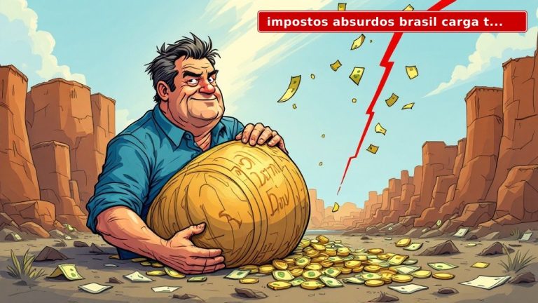 Impostos Absurdos Brasil: Arrecadação Recorde de R$ 2 Trilhões Antes de Julho Expõe o Confisco