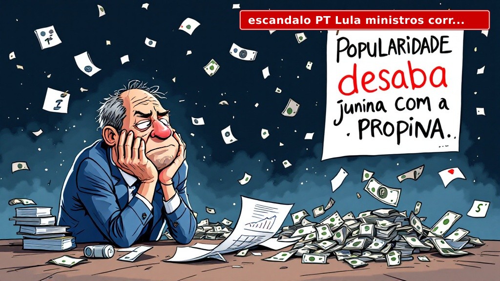 O "escandalo PT Lula" que Lula tenta abafar: propina no Master, vereador do PCC e o derretimento nas pesquisas