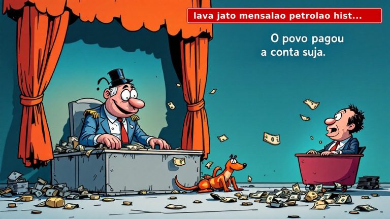 O Legado Podre: Como a Lava Jato, o Mensalão e o Petrolão Expuseram a Farsa da Esquerda Brasileira