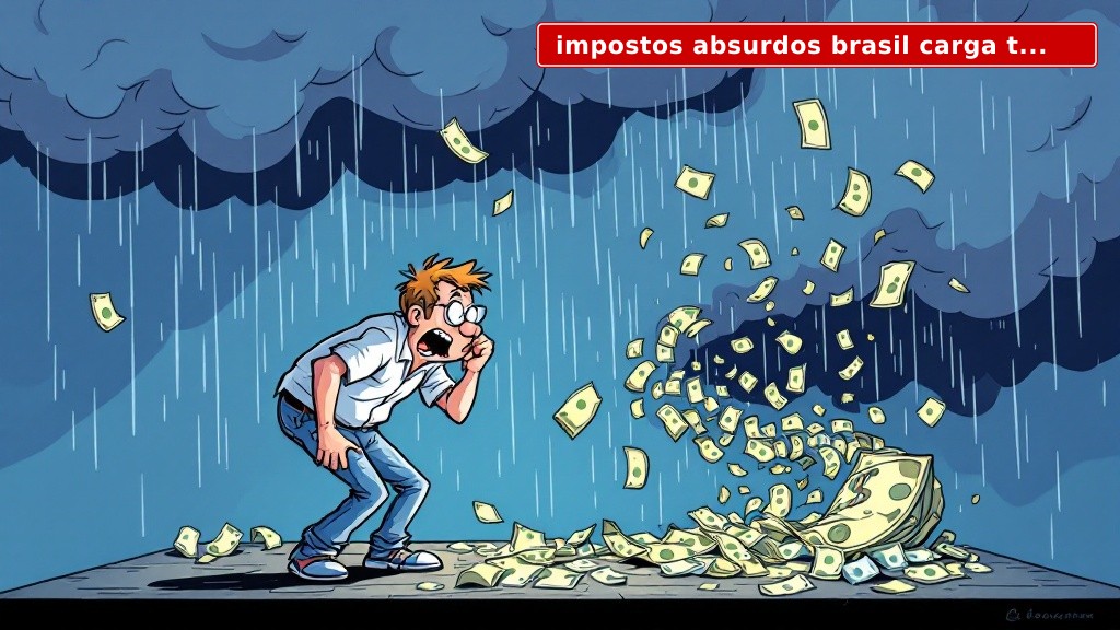 Impostos Absurdos Brasil: A Máquina Pública Suga o Cidadão e Entrega Esmolas