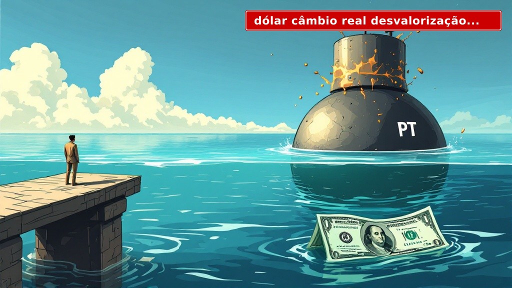 Dólar câmbio real: A calmaria que esconde a bomba fiscal do PT