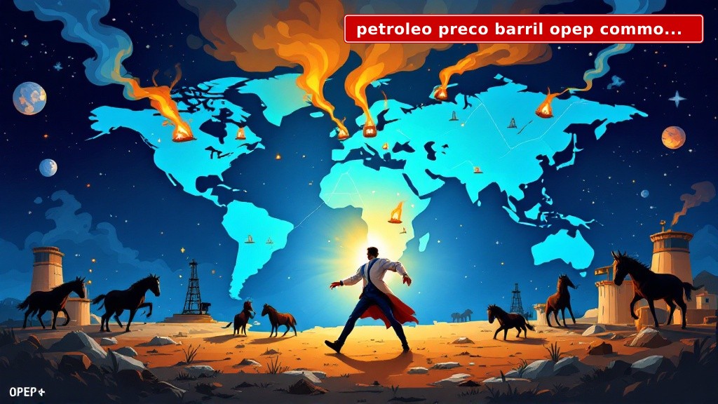Petróleo Preço Barril: O Gambito da OPEP+ e a Dança dos Bilhões que Afeta Seu Bolso