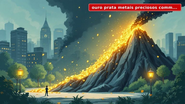 Ouro e Prata Despencam: O Fim do Paraíso dos Metais ou a Hora de Comprar?