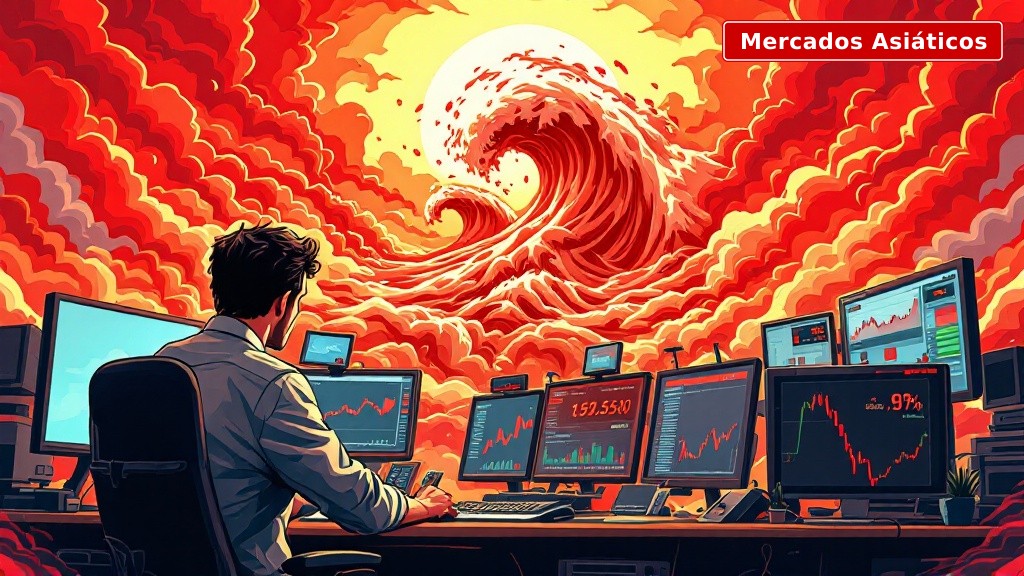 🌏📉 Fechamento Mercados Asiáticos — 14/07/2026: Kospi tomba 9% em pânico geopolítico e chip crash; Nikkei e China afundam