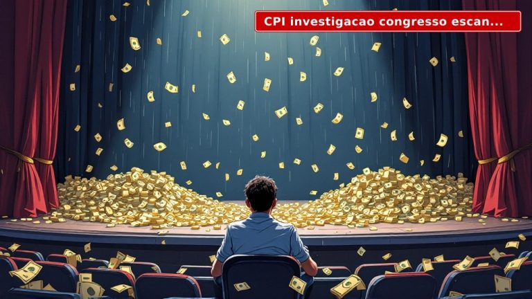 CPI investigação Congresso: O teatro da impunidade que custa R$ 300 mil por mês ao seu bolso