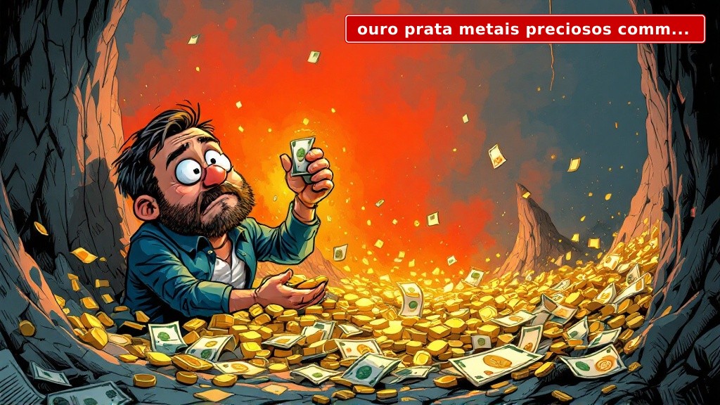 Ouro e Prata Despencam: O Fim dos Metais Preciosos ou a Última Chance de Comprar Barato?