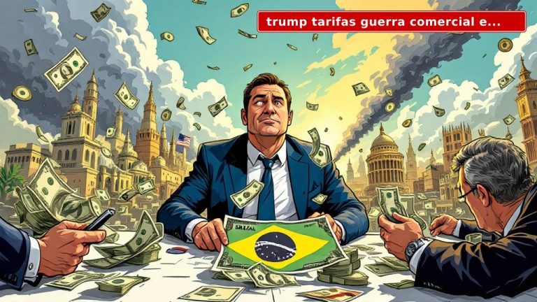 Trump tarifas guerra: o Brasil virou bode expiatório no novo xadrez global