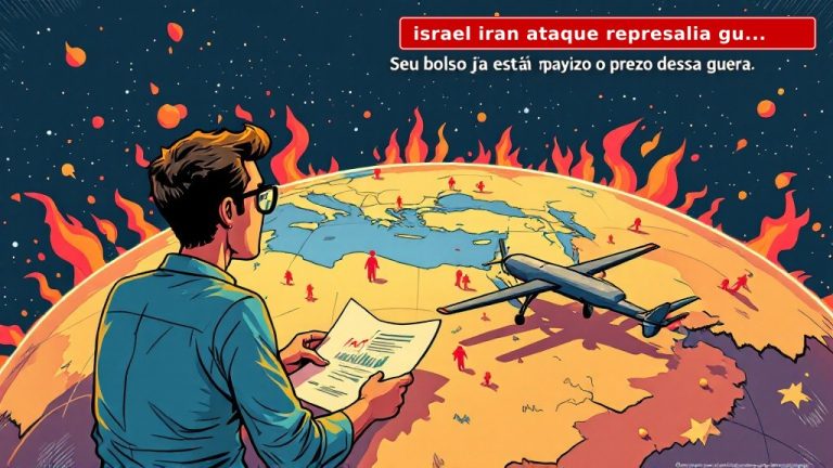 Mundo em chamas: Como o ataque Irã-Israel e a represália americana já custam caro ao seu bolso