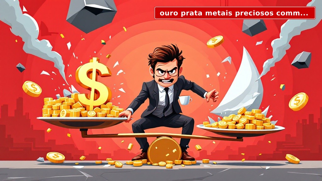 Ouro e prata despencam: o que está por trás da correção dos metais preciosos?