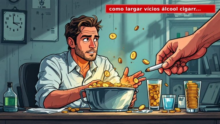 Como largar vícios de álcool, cigarro e drogas: o guia prático que pode salvar sua vida (e seu bolso)