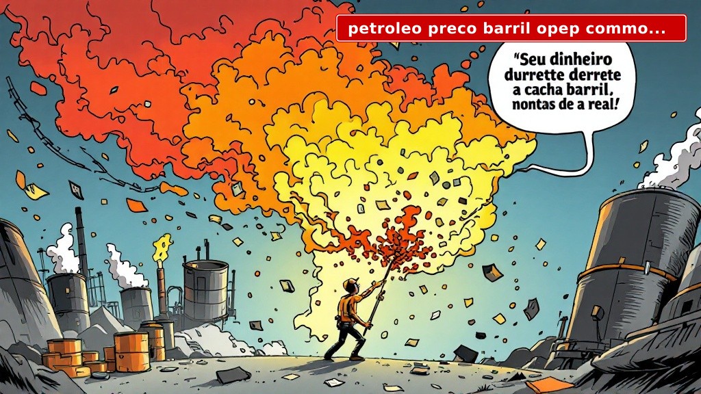 Petróleo a US$ 120: O Barril de Pólvora que Ameaça Seu Bolso e o Brasil