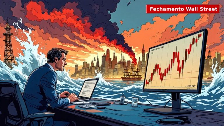 🇺🇸📈 Fechamento Wall Street — 23/07/2026: Petróleo em disparada e balanços de big techs na mira derrubam NY; Dow Jones cai mais de 400 pontos
