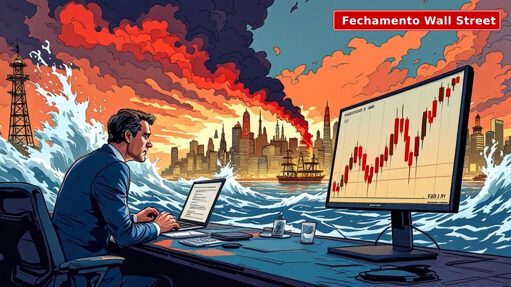 🇺🇸📈 Fechamento Wall Street — 23/07/2026: Petróleo em disparada e balanços de big techs na mira derrubam NY; Dow Jones cai mais de 400 pontos