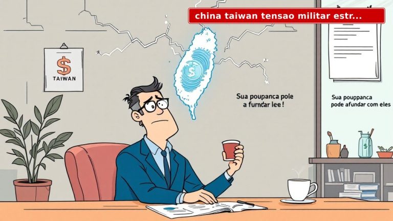 Tensão no Pacífico: Como a "China Taiwan Tensão" Militar Pode Explodir Seu Bolso e o Mercado Global