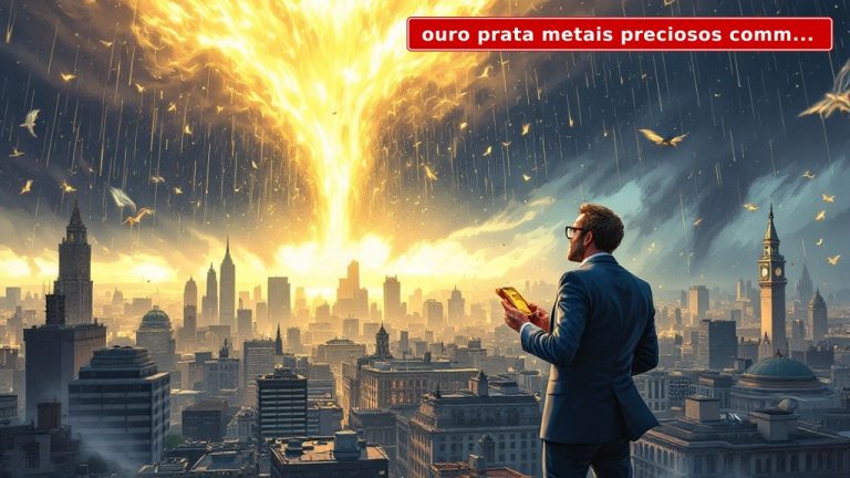 Ouro e Prata Explodem: O Único Refúgio Contra a Tempestade do Estado Inchado