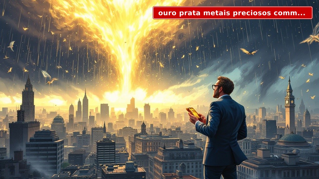 Ouro e Prata Explodem: O Único Refúgio Contra a Tempestade do Estado Inchado