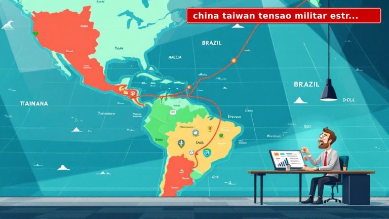 China-Taiwan: a tensão militar que pode explodir o bolso do brasileiro