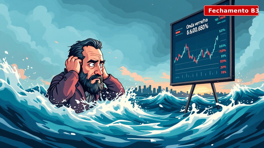 🇧🇷📊 Fechamento B3 — 07/08/2026: Ibovespa despenca 1,73% e devolve ganhos da semana em dia de aversão a risco global e decepção com balanços