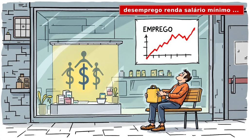 Desemprego em queda, renda em crise: o retrato da economia que não chega ao seu bolso