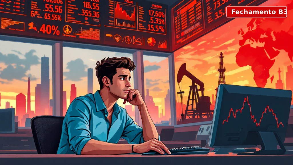 🇧🇷📊 Fechamento Fechamento B3 — 10/08/2026: Ibovespa fecha em leve queda com exterior cauteloso e mercado de olho no petróleo e juros