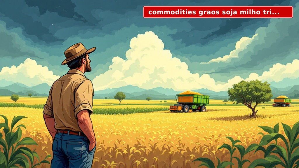 Commodities grãos soja disparam, mas o agro brasileiro paga a conta