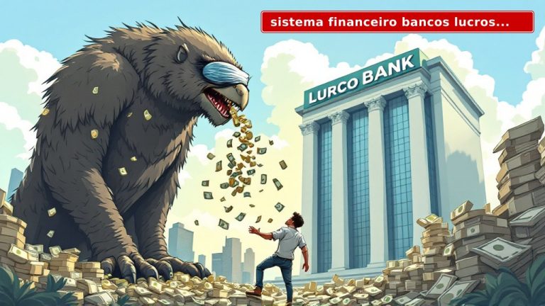 Sistema financeiro bancos: lucros recordes e juros que sangram o brasileiro