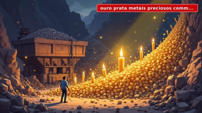 Ouro prata metais: a corrida silenciosa que o Brasil ignora