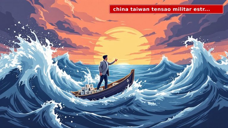 China Taiwan tensão: o Estreito que pode quebrar sua carteira
