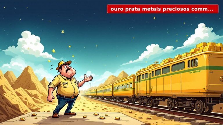 Ouro prata metais: a corrida que o Brasil insiste em perder