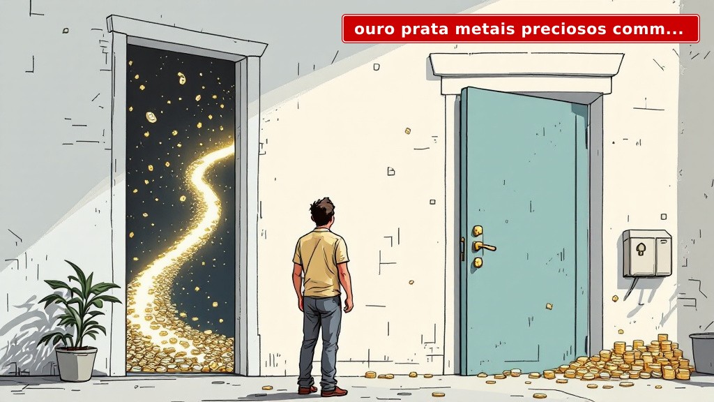 Ouro, prata e metais: a fuga silenciosa do brasileiro