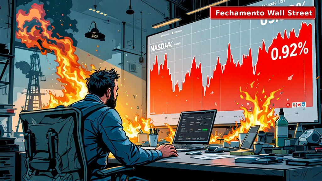 🇺🇸📈 Fechamento Wall Street — 28/09/2026: Nasdaq desaba 0,92% com petróleo em disparada, Treasuries no maior nível desde 2007 e impasse EUA-Irã travando o apetite por risco
